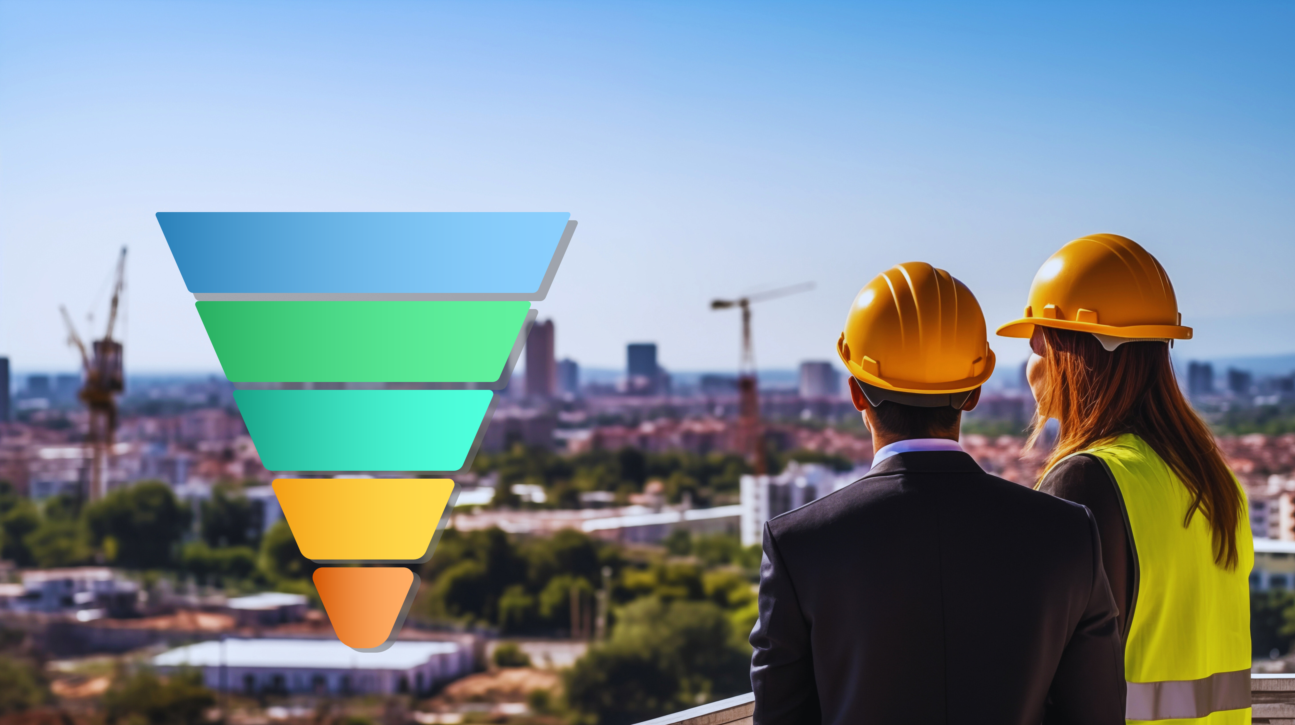 Business professionals reviewing performance metrics